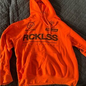 Young and Reckless Orange Hoodie